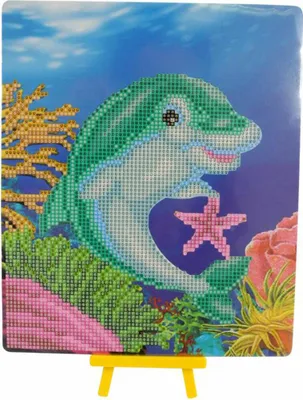 Produktbild von Diamond Painting Delfin 25x21cm