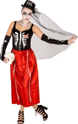 Produktbild von dressforfun® Frauenkostüm Skeleton