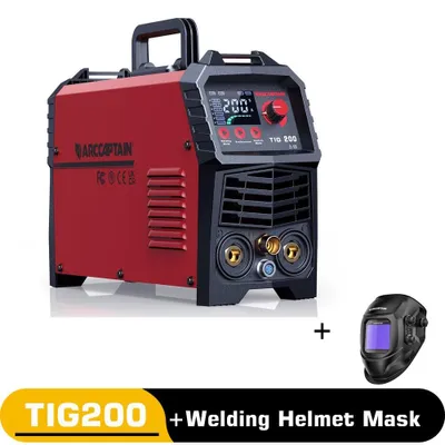 Immagine prodotto di Arccaptain - TIG200 2 - Lasmachine - Saldatrice elettrica - Saldatrice sinergica - 2 in 1 - Saldatrice TIG