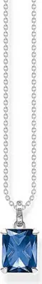 Produktbild von Thomas Sabo KE1964-699-1-L45v Silber-Collier für Damen Blauer Stein
