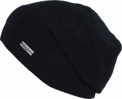 Produktbild von Eisglut Strick-Beanie Zina mit Fleece-Innenband, schwarz, Gr. Einheitsgröße
