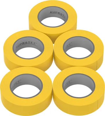 Produktbild von 5x AUPROTEC Isolierband Gelb 15mm x 10m Elektriker Klebeband PVC