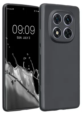 Produktbild von kwmobile Handyhülle für Xiaomi Redmi Note 14 Pro 5G / Poco X7 Hülle - weiche Silikon Case metallisch schimmernd - Schutzhülle Cover - Metallic Grau