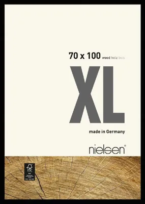 Produktbild von nielsen Holz Bilderrahmen XL, 70x100 cm, Schwarz