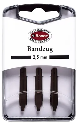 Immagine prodotto di Pennino per calligrafia a nastro Brause, 2,5 mm, (confezione da 3)