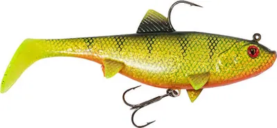 Produktbild von Fox Rage Replicant wobble - Gummifisch Swimbait, Farbe:UV Natural Perch, Länge / Gewicht:18cm - 90g