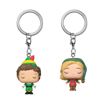 Obrázok produktu pre Funko Pop! Pocket POP - Zestaw 2 breloczków: Elf Buddy i Jovie figurki winylowe