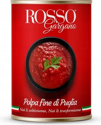 Zdjęcie produktu dla Pulpa pomidorowa Polpa di Puglia 400g - Rosso Gargano