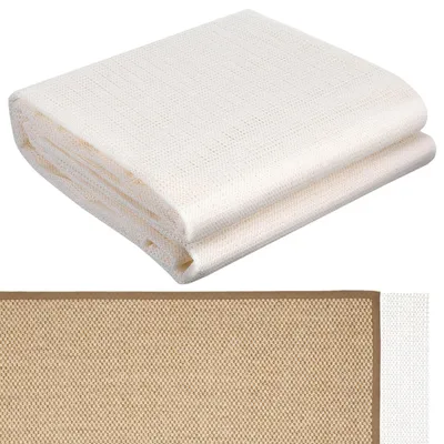 Teppich-Antirutschmatte PVC 200x300 cm weiß rechteckig