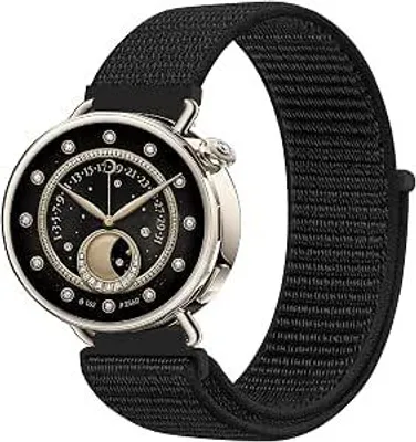 Immagine prodotto di Bracciale in nylon per orologio Garmin Vivoactive 5, 20 mm – traspirante e flessibile – cinturino sportivo per smartwatch