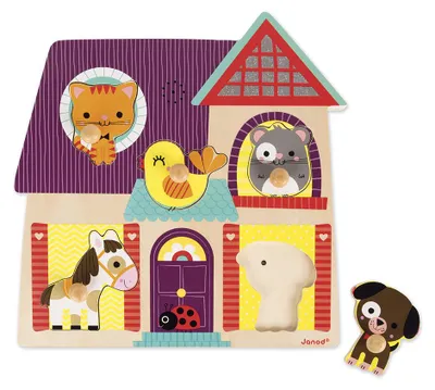 Zdjęcie produktu dla JANOD J07078, 5 szt., Animals, 1,5 lat(a)
