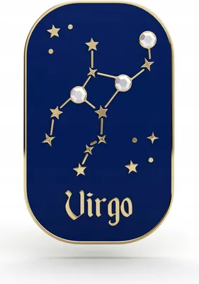 Immagine prodotto di Spilla PINETS segno zodiacale Vergine con strass