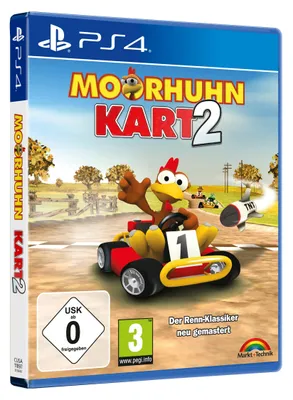Produktbild von Moorhuhn Kart 2 (USK+PEGI) [für PlayStation 4]