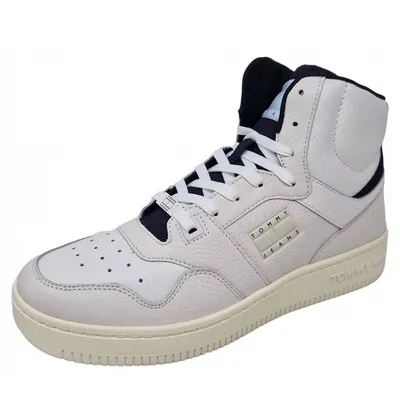 Produktbild von Tommy Hilfiger Basket Mid Leather Sneaker high Weiß