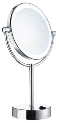 Produktbild von Smedbo OUTLINE - Kosmetikspiegel mit LED-Beleuchtung Dual Light in Chrom poliert FK474E