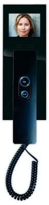 Zdjęcie produktu dla M-E MODERN-ELECTRONICS Wewnętrzna stacja wideo ze słuchawką VDV-505 Black (VDV 505 SS)