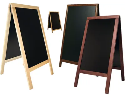 Produktbild von Kundenstopper mit Kreidetafel 58 cm x 100 cm
