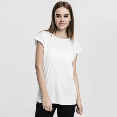 Immagine prodotto di T-shirt a spalla estesa da donna, bianco XL