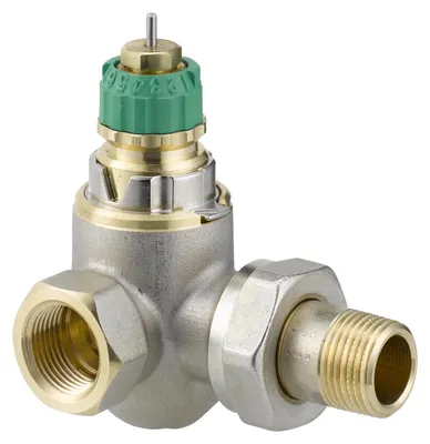 Image de Vanne dynamique Danfoss RA-DV 15 indépendante de la pression, R 1/2, WE re, nickelée, 1 pièce.