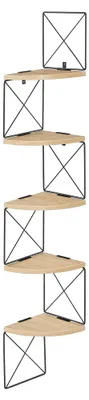 Immagine prodotto di Scaffale - Leobert - Rovere Sonoma - 20 X 20 X 127,5 Cm