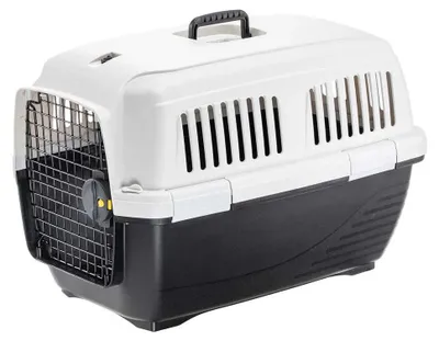 Produktbild von Ferplast Clipper 3 64x43x43 Cm Haustiertransportbox Grau 64 x 43 x 43 cm Grau 64 x 43 x 43 cm