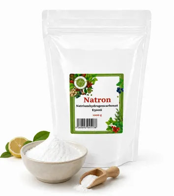 Produktbild von KT 6000 g / 6 x 1 Kg Natron Natriumhydrogencarbonat Baking Soda – 1A Lebensmittelqualität