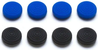 Produktbild von snakebyte PS4 Control:Caps (4x black 4x blue)