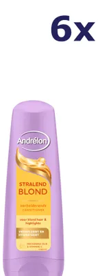 Produktbild von 6x Andrelon Conditioner - Stralend Blond 200 ml