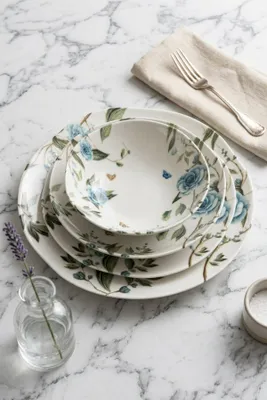 Obrázok produktu pre Sada riadu Hermia Concept (24 kusov) vyrobená zo 100% porcelánu, vhodná do mikrovlnnej rúry a umývačky riadu
