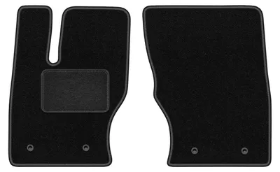 Immagine prodotto di Wielganizator tappetini auto velours anteriori adatto per Range Rover Sport II (2013-, SUV) neri, set 2 pz, con fissaggi