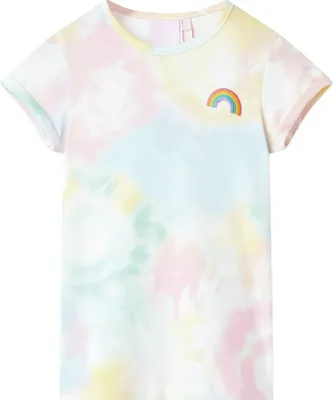 Produktbild von Kinder T-Shirt 116 Mehrfarbig mit Regenbogen-Aufdruck