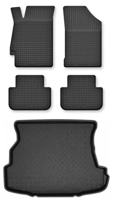 Obrázok produktu pre Vaničkové autokoberce + vaňa kufra pre: Subaru Impreza II GD 2000-2007 sedan 5 ks