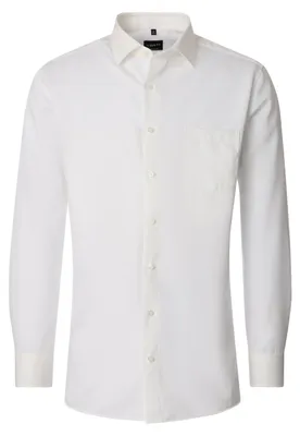 Produktbild von VENTI Herren Businesshemd 69er Langarm Kent Comfort-Fit Creme 49