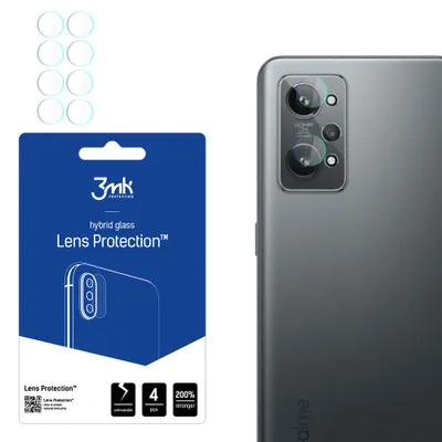 Produktbild von 3mk Hybridglas Lens Protection für Realme GT 2 5G Kamera Objektiv Kameralinse 0,16mm 6H (4 Stück)