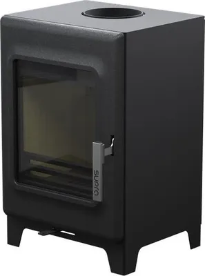 Image de Poêle à bois fonte acier 4.8kw noir - Supra - FR9016310B - théodore