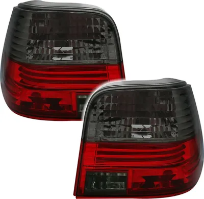 Produktbild von Rückleuchten Heckleuchten Klarglas Rot / Schwarz für VW Golf 4 IV 1997-2003