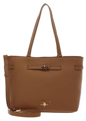 Produktbild von U.S. POLO ASSN. Schultertasche Shopper Stanford Shopping Bag Camel hellbraun