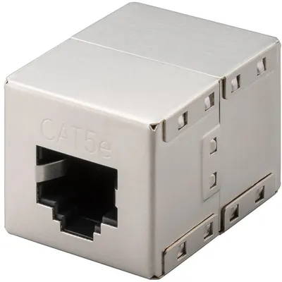 Produktbild von RJ-45 Modularkupplung (2x RJ-45 Buchse)