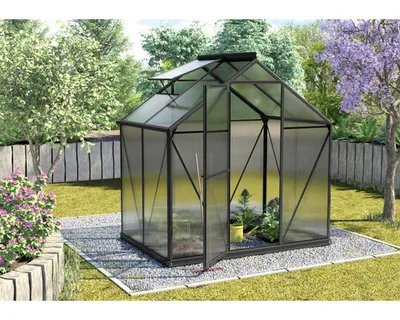 Obrázek produktu pro Vitavia "Triton 2500" skleník včetně ocelového základu černý 2,5 m² 6 mm HKP