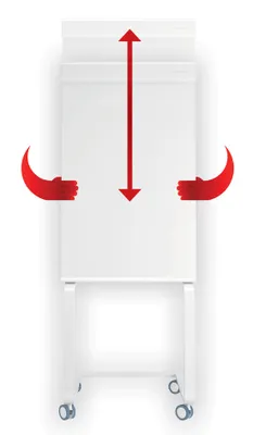 Zdjęcie produktu dla magnetoplan Design-Flipchart "evolution plus", weiá
