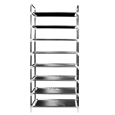 Produktbild von Schuhregal 8 Ablagen für 32 Paar Schuhe 136,5x60x29,5cm Schuhablage Schuhständer
