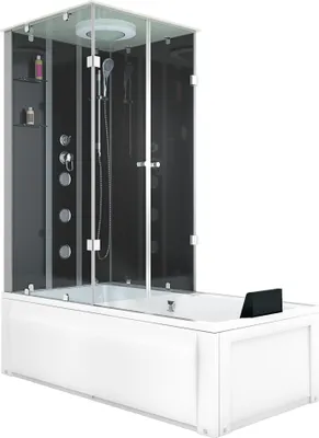 Produktbild von Whirlpool Dusche Kombination K05-R30-WP Duschtempel 90x180 cm
