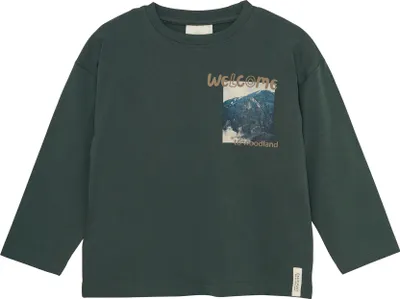 Produktbild von En Fant ENT-Shirt Jungen Kinder Longsleeve Langarmshirt Shirt mit Print Rundhals Baumwollmischung Regular fit