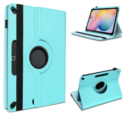 Produktbild von Tablet Hülle für Samsung Galaxy Tab S6 Lite Tasche Schutzhülle Case 360° DrehbarFarben:Türkis