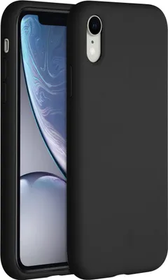 Image de Accezz Liquid Silicone Backcover pour l'Apple iPhone Xr - Noir