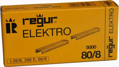 Produktbild von Heftklammern Regur 80/8 VE=5000 Stück