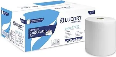 Obrázek produktu pro Papírové ručníky "Strong 155 ID", sněhově bílá, 2-vrstvé, 6 rolí, LUCART 861175
