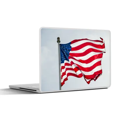 Produktbild von MuchoWow® Laptop Aufkleber Sticker Cover Amerika - Flagge - Luft 32.5x23.5 cm - Sticker für Laptop - Selbstklebend