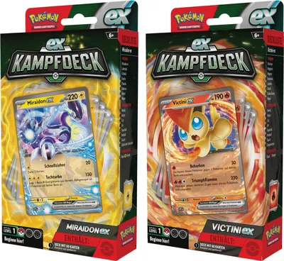 Produktbild von Pokémon ex-Kampfdeck Victini/Miraidon