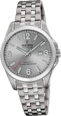 Produktbild von Festina Damenuhr Titanium Armbanduhr Titan silber D2UF20697/2